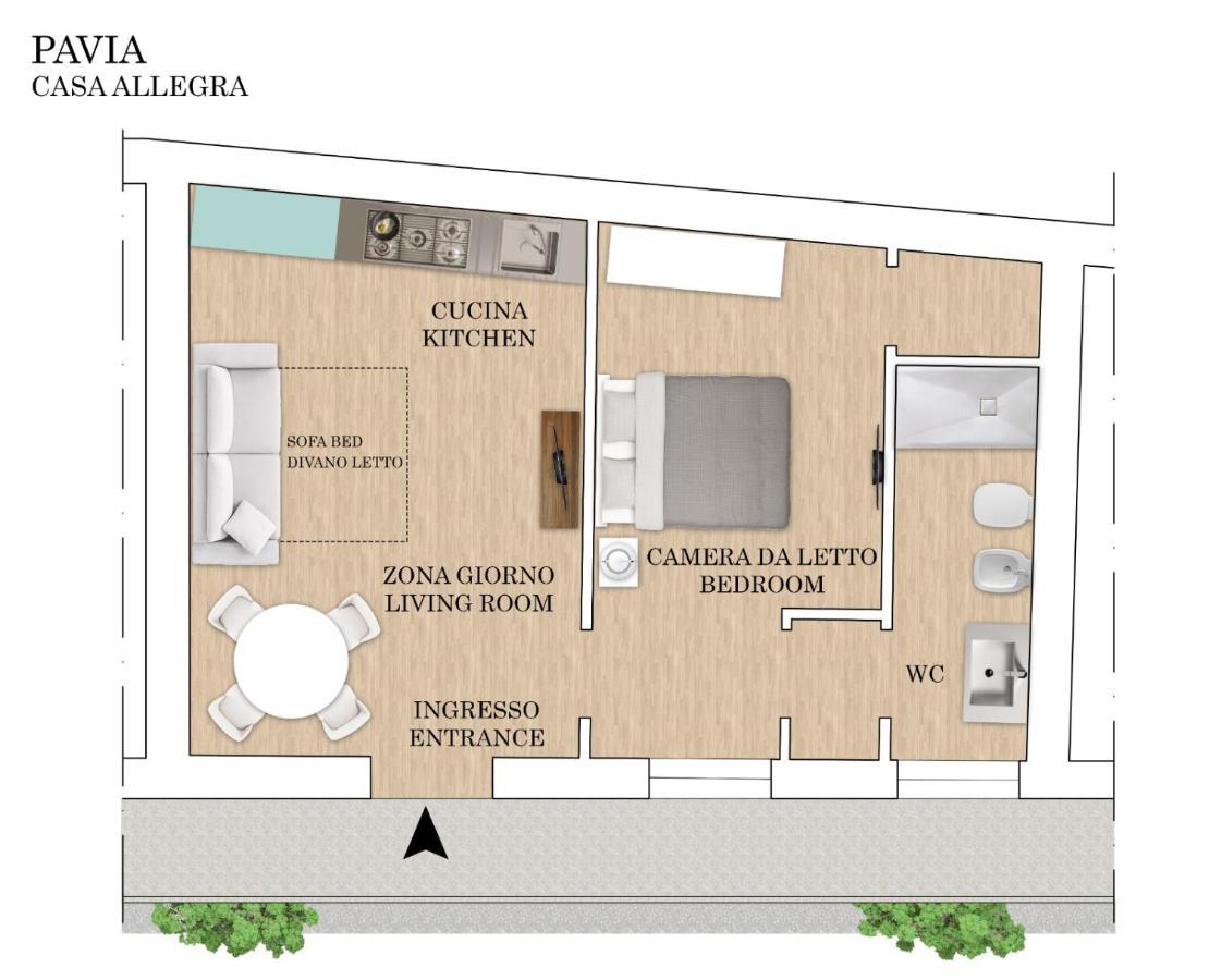 La Corte 48 - Pavia City - By Host4U Zewnętrze zdjęcie